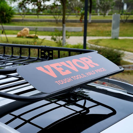 VEVOR Roof Rack Cargo Basket, 64" x 39" x 6" Rooftop Cargo Carrier with Extension, Heavy-duty Steel 200 LBS Capacity Universal Roof Rack Basket, Luggage Holder for SUV, Truck
