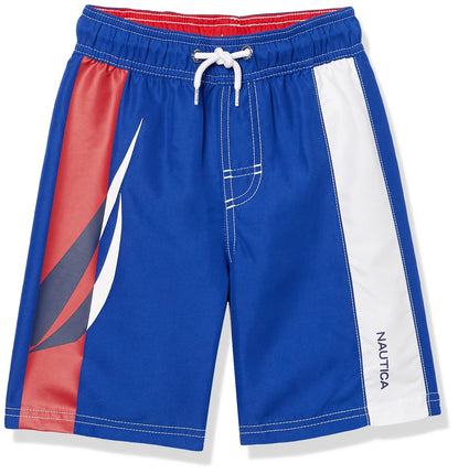 Nautica Boys' Swim Trunk with UPF 50+ Sun Protecti