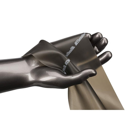 TheraBand Resistance Bands, 5 Foot, 15 Count Professional Latex Elastic Bands For Upper & Lower Body Exercise, Physical Therapy, Pilates, Home Workouts, & Rehab, Special Heavy Black, Advanced Level 1