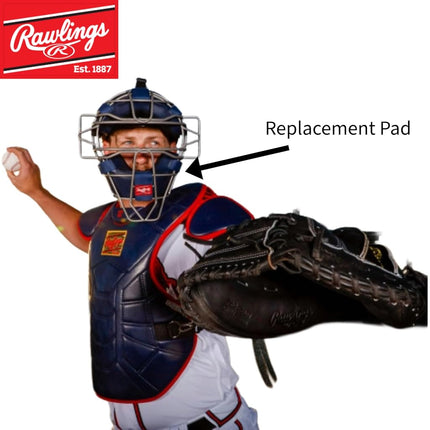 Rawlings | Almohadillas para máscara tradicional de árbitro/receptor | Béisbol/Sóftbol