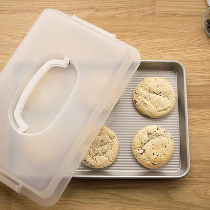 USA Pan 1040JRLD-ST-1 Bakeware Nonstick, Jelly Roll Pan with Lid