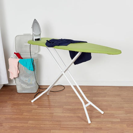 Ironing Board Cover and Pad (Sage Green), 100% Cotton with Premium Polyester Padding by Seymour Home Products; Fits Full Size Board | Stain and Scorch Resistant; Elastic Edge | Laundry Accessories