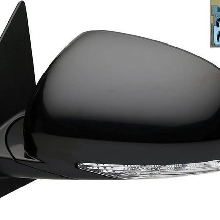 Dorman 955-1733 Driver Side Power Door Mirror - Heated/Folding with Signal for Select Buick Models, Black