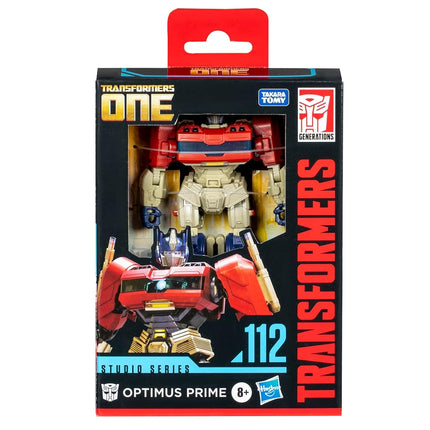 Transformers Toys Studio Series Deluxe Transformers: One 112 Optimus Prime, 4.5-inch Converting Action Figure, 8+