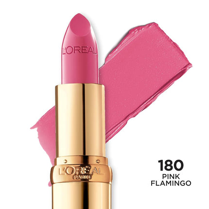 L'Oreal Paris Colour Riche Lipcolour, 180 Pink Flamingo, 5ml, Pink Flamingo