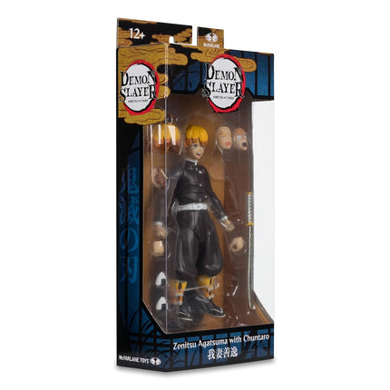 McFarlane Demon Slayer Zenitsu Agatsuma with Chuntaro 7in Action Figure Toys