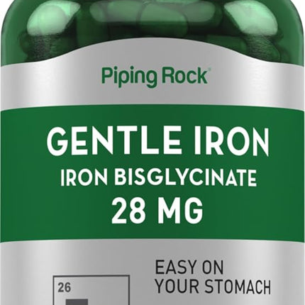 Piping Rock Gentle Iron 28 mg | 300 Capsules | Iro