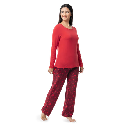 Fruit of the Loom Women's Sueded Jersey Crew Top a