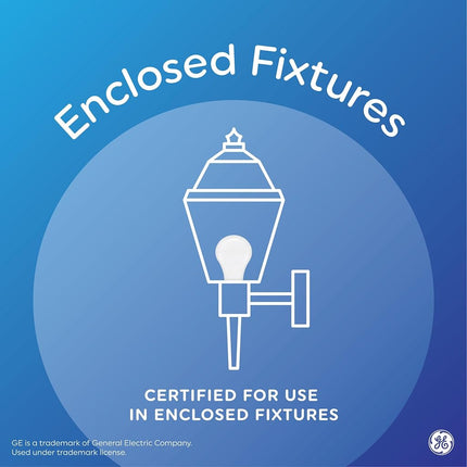 GE Lighting 31914 Clear Finish Light Bulb Reveal HD Dimmable LED Decorative G16.5 Globe 4.5 (40-Watt Replacement), 290-Lumen Candelabra Base, 2-Pack