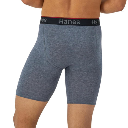 Hanes Men's Hanes Men's Comfort Flex Fit Long Leg Total Support Pouch Briefs, 3-pack Boxer Briefs, Assorted, S UK
