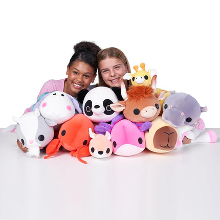 Hug-A-Lumps High Land Cow (Medium) Holly by ZURU, Cuddly Squishy Weighted Plush
