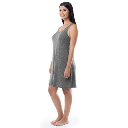 Chemise de nuit respirante Fruit of the Loom pour femme, gris chiné, 3TG