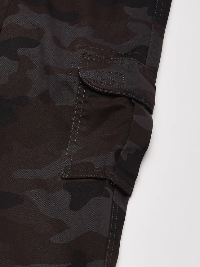 The Children's Place Pantalon cargo à enfiler pour petits garçons, Night Camo, 4