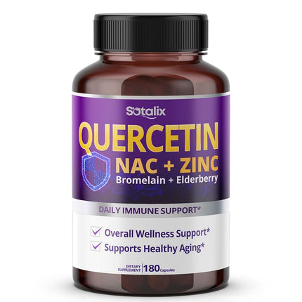 Premium Quercetin 98% High Purity 3970 mg with Bro