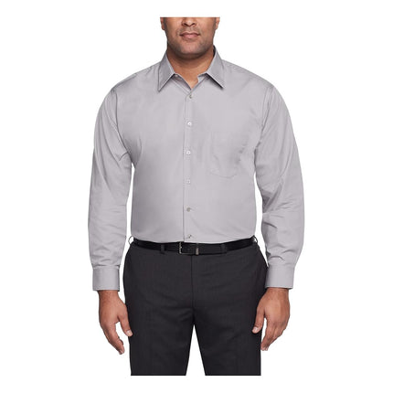 Van Heusen mens20F9562Big Fit Dress Shirt Poplin S