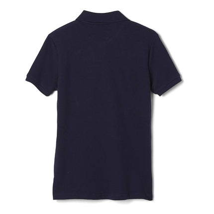 French Toast girlsSA9403Short Sleeve Stretch Pique Polo School Uniform Polo Shirt - Blue -