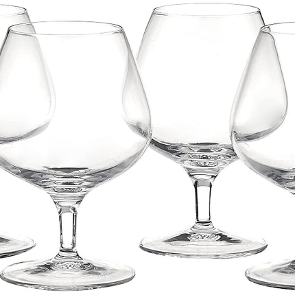Luigi Bormioli C49 Masterpiece Cognac Glass 4-Pieces, 395 ml Capacity