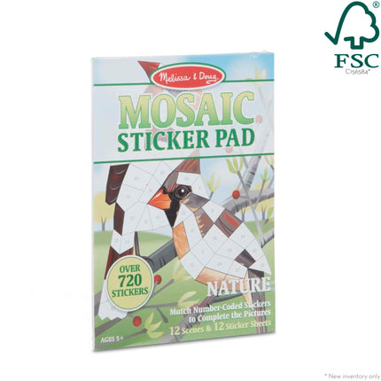 Bloc de Pegatinas de Mosaico - Naturaleza [Juguete] [19 sep 2019] Melissa & Doug