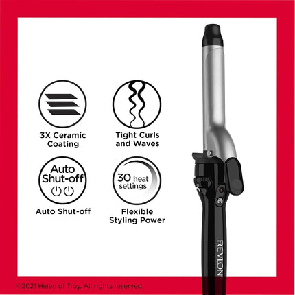 Revlon RV051CF Perfect Heat 1-Inch Tourmaline Ceramic Curling Iron