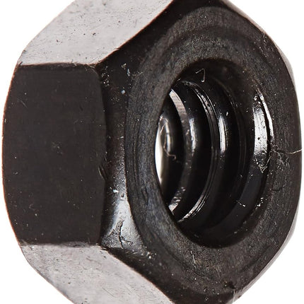 Steel Hex Nut Black Oxide Finish Grade 5 ASME B18.2.2 1/2-13 Thread Size 3/4 Width Across Flats 7/16 Thick (Pack of 25)