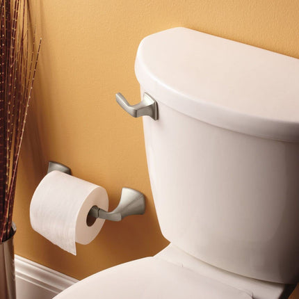 Moen YB5108BN Voss Pivoting Toilet Paper Holder, Brushed Nickel