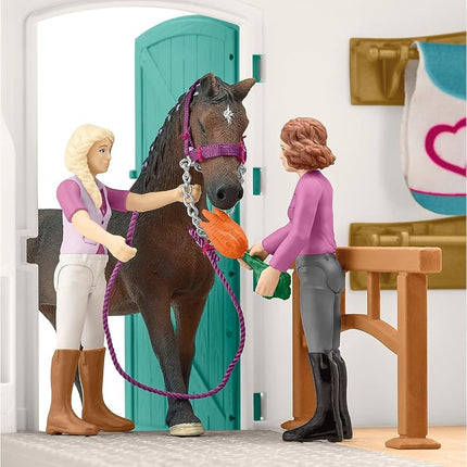 Schleich Horse Club - 67Pc Horse Shop Playset - Kids Ages 5+ | 42568