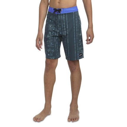 Short de bain Hurley pour garçons, Bleu sarcelle nuit, 3T