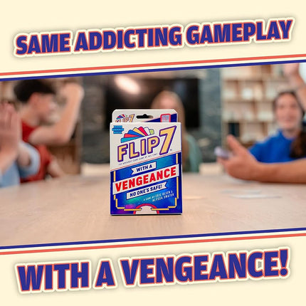 USAopoly | Flip 7 With A Vengeance | Party Card Game