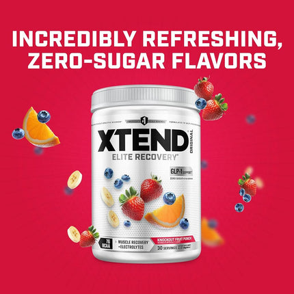 Scivation Xtend BCAA Powder, Branched Chain Amino Acids, BCAAs, Fruit Punch, 30 Servings