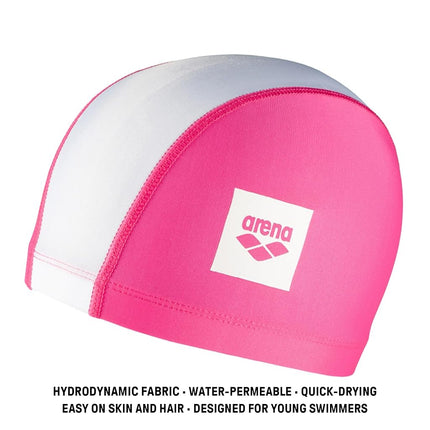 Arena Unisex-teen Unix Ii Jr Swim Caps, Pink/White