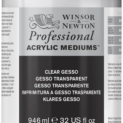Winsor & Newton 946ml Clear Gesso Professional Acr