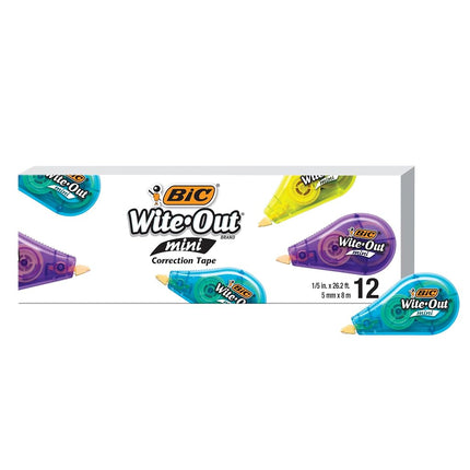 BIC Wite-Out Brand Mini Correction Tape, White Out