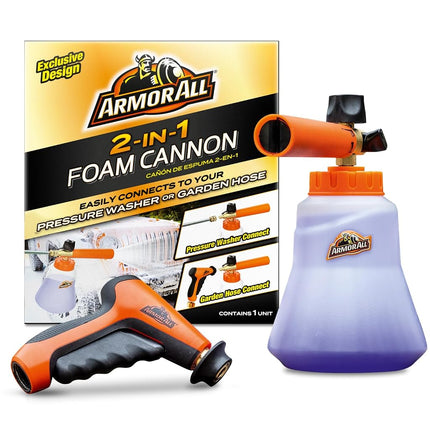 Armor All 2-in-1 Foam Cannon Kit, Car Cleaning Kit