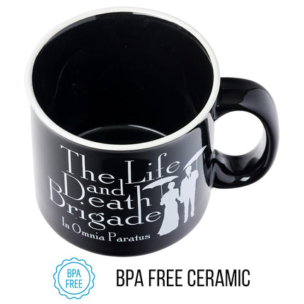 Silver Buffalo Gilmore Girls Life and Death Brigage Alt 20oz. Ceramic Camper Mug