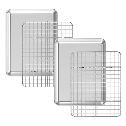Deedro Stainless Steel Baking Sheet & Cooling Rack