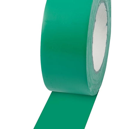 Champion Sports Vinyl Tape, 2” Wide x 36 Yards Long, Green - Durable Floor Marking Tape - Schools, Gyms, Restaurants