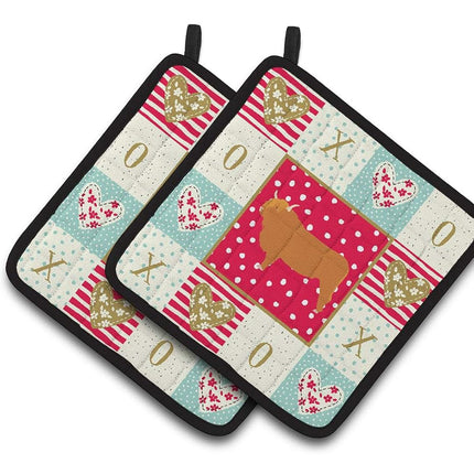 Caroline's Treasures potholders, Multicolor, 7.5HX7.5W