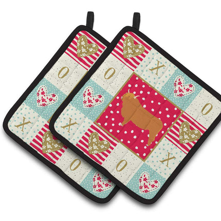 Caroline's Treasures potholders, Multicolor, 7.5HX