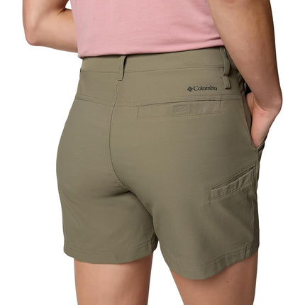 Columbia Women's Leslie Falls Short 2, Hiking Shorts, Stone Green, W12/L5