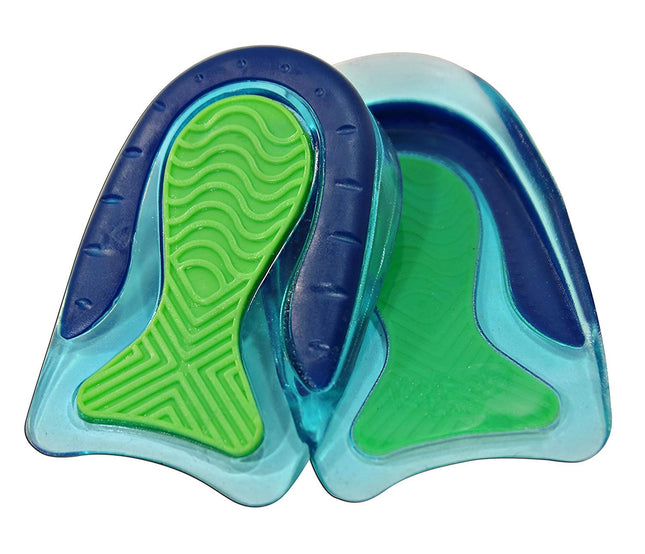 KidSole Shock Absorbing Gel Heel Cups for Kid's with Sensitive Heels (Size 3-7) 2 Pairs, 4 Single heelcups