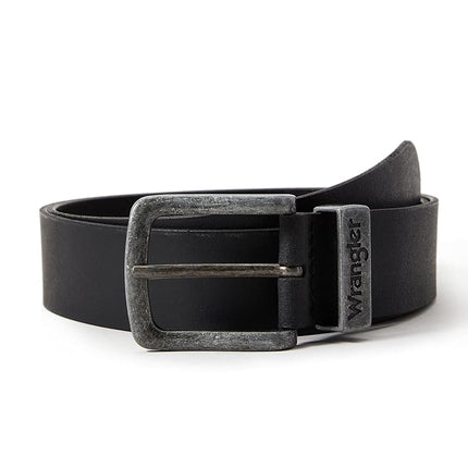 Wrangler Men's Metal Loop Belt, Black, 105 cm