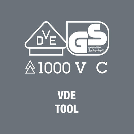 Wera 05006153001 Kraftform Plus VDE 162i PH Phillips Insulated Screwdriver, PH 1 Head, 6" Blade Length