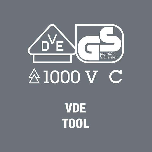 Wera 05006153001 Kraftform Plus VDE 162i PH Phillips Insulated Screwdriver, PH 1 Head, 6" Blade Length