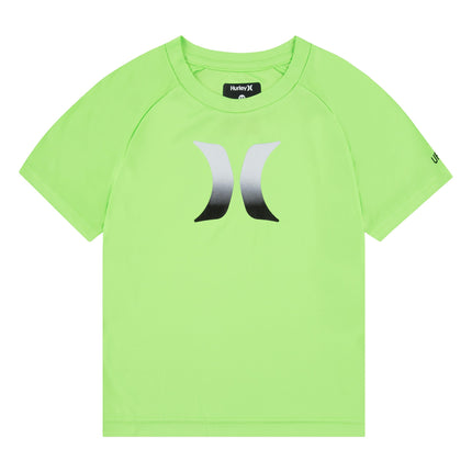 Hurley Boys' UPF 50+ Rash Guard Swim Shirt, Flash 