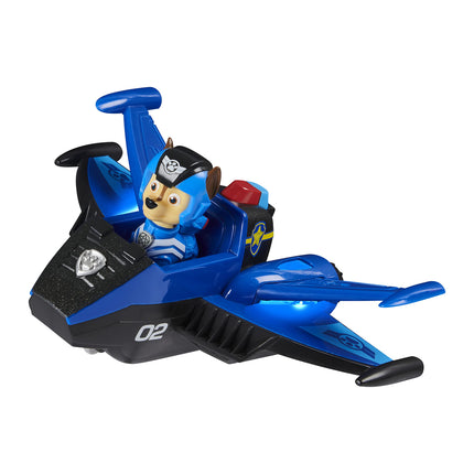 Paw Patrol, Jet to The Rescue Chase�s Deluxe Transforming Vehicle Toy with Lights and Sounds