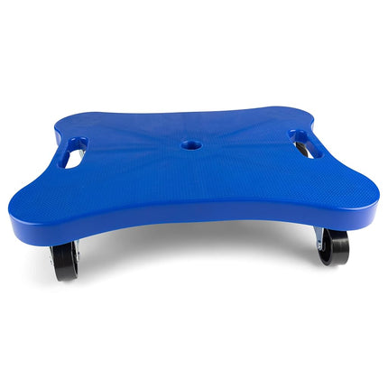 Champion Sports - CHSPGH1216 Plastic Scooter Board with Contoured Handles, Blue, 12" x 16"
