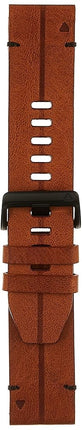 Garmin 26mm QuickFit watch band, Leather, Chestnut