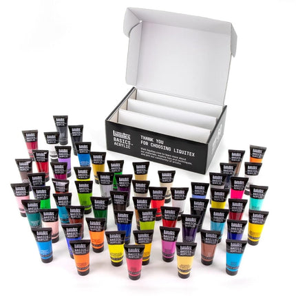 Liquitex BASICS 60 Tube Acrylic Paint Set, 22ml (0.74oz) – Amazon Exclusive