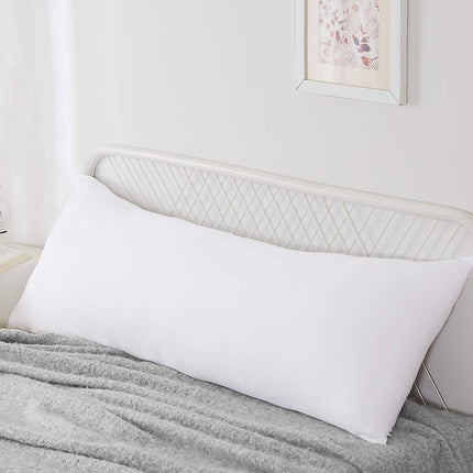 Oreiller corporel moelleux Acanva pour adultes et femmes enceintes, oreiller long et doux pour les dormeurs latéraux