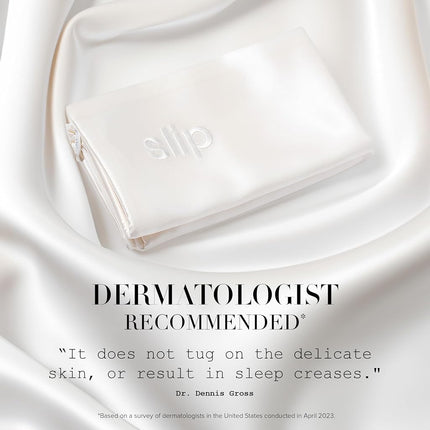 Slip Silk Queen Pillowcase, Charcoal | 100% Pure 22 Momme Mulberry Silk